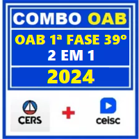 RATEIO OAB 1ª Fase 39 (XXXIX) – ACESSO TOTAL – CERS 2023 - RATEIO DE CURSOS  PARA CONCURSOS PUBLICOS 2023 - RATEIO CURSOS CONCURSOS